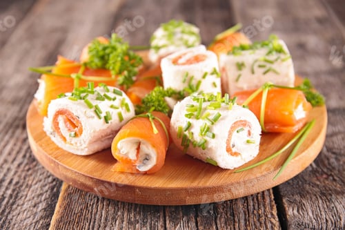 Preview: Finger Food, Salmon, Cheese And Dill