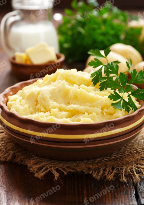 Preview: Mashed Potato With Fresh Herbs And Milk