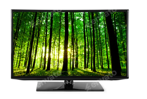 Preview: Monitor Isolated On White