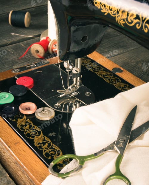 Preview: Sewing. The Sewing Machine And Tools.
