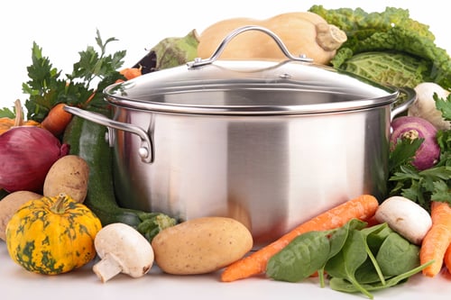 Preview: Colorful Vegetables In A Steel Pan