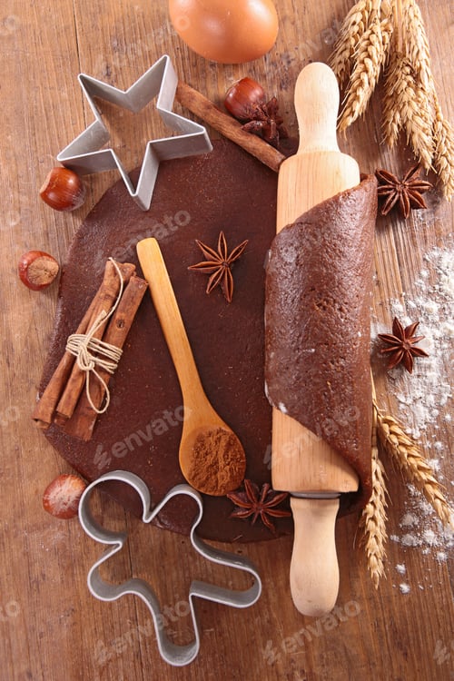 Preview: Ingredient For Baking Christmas Cookie