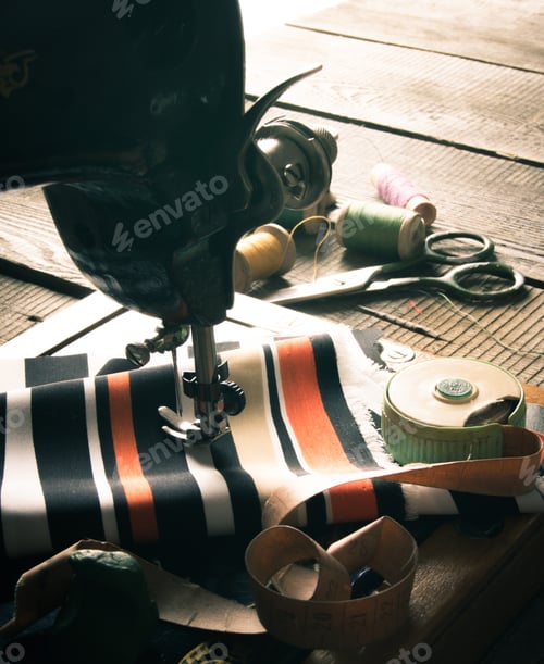Preview: Sewing. The Sewing Machine And Tools.