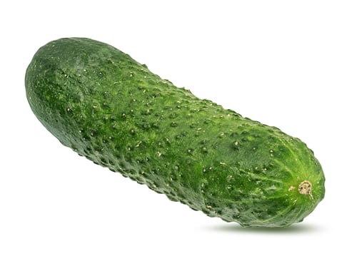 Preview: Cucumber Isolated On White Background