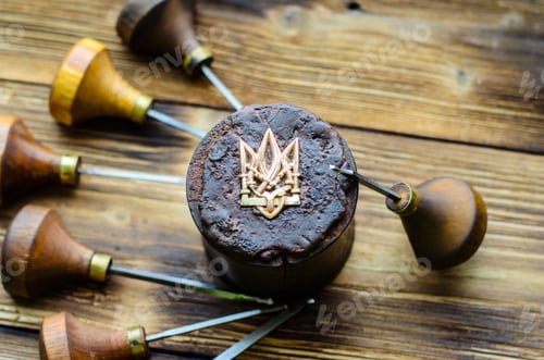 Preview: Different Gravers And Trident On A Jewelry Table