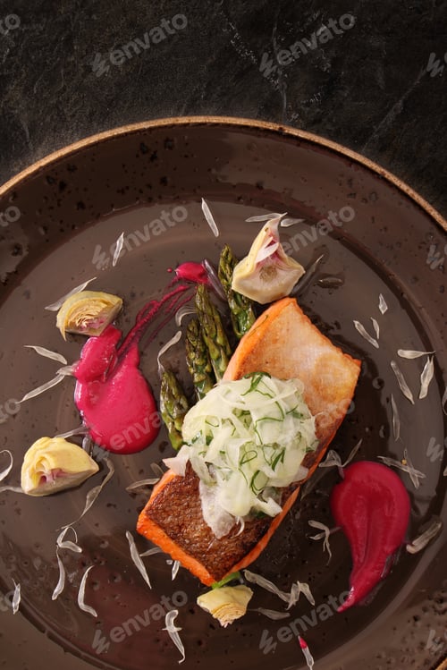 Preview: Sea Trout Salmon Plated Meal