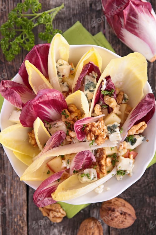 Preview: Fresh Salad With Chicory And Walnut