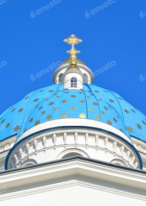 Preview: Trinity Cathedral Orthodox Cathedral In Troitsky Prospekt In The Admiralty District Of St