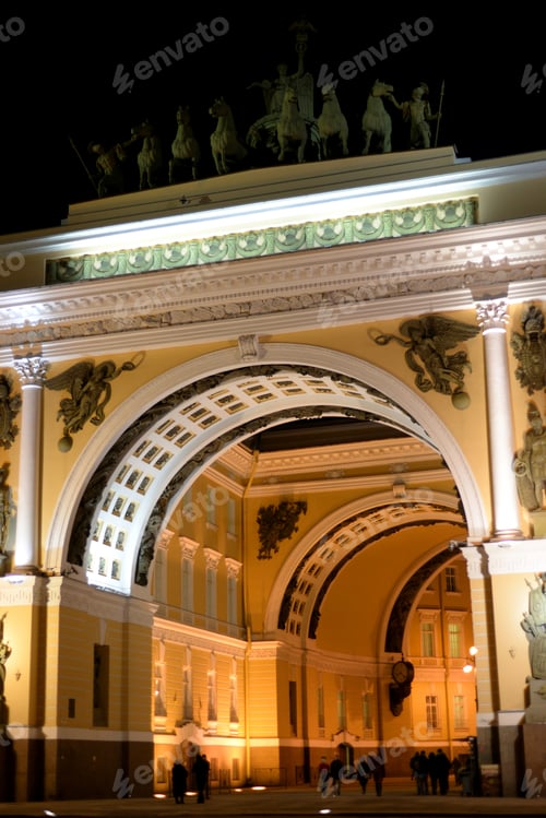Preview: The General Staff Building - A Historic Building, Is Located On The Palace Square In St