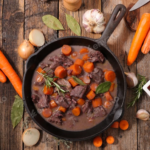 Preview: Beef Stew With Wine Sauce And Carrot