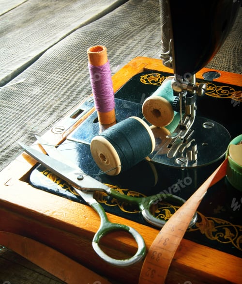 Preview: The Sewing Machine And Tools. Vintage Sewing .