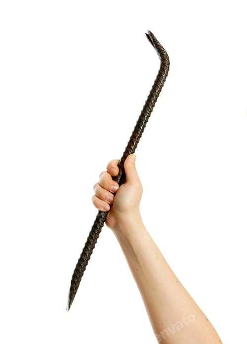 Preview: Working Tools. Mount In A Hand On A White Background.