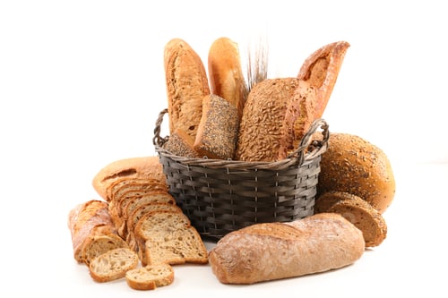Preview: Assorted Traditional French Bread Isolated On White Background
