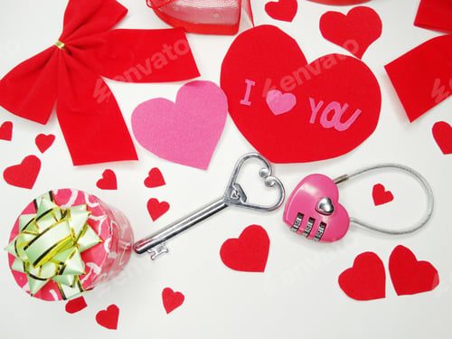 Preview: Greeting Card Love Valentine'S Day Key To Heart