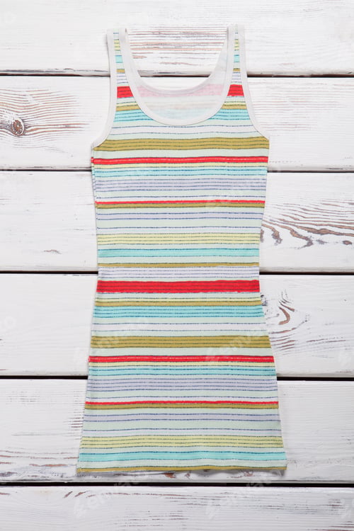 Preview: Fun Striped Summer T-Shirt. Women'S Summer Clothing.