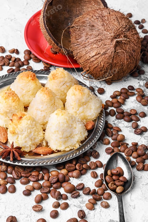 Preview: Almond Cookie Truffle With The Taste Of Coconut Nut