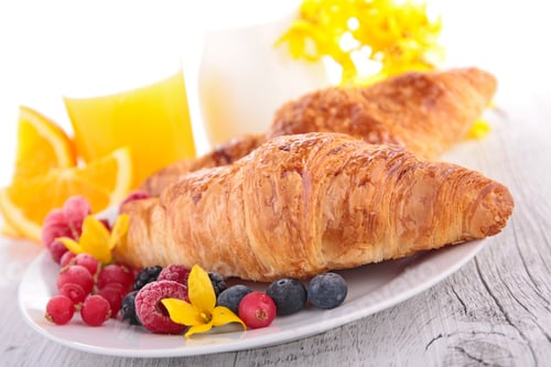 Preview: Croissant With Berry And Orange Juice