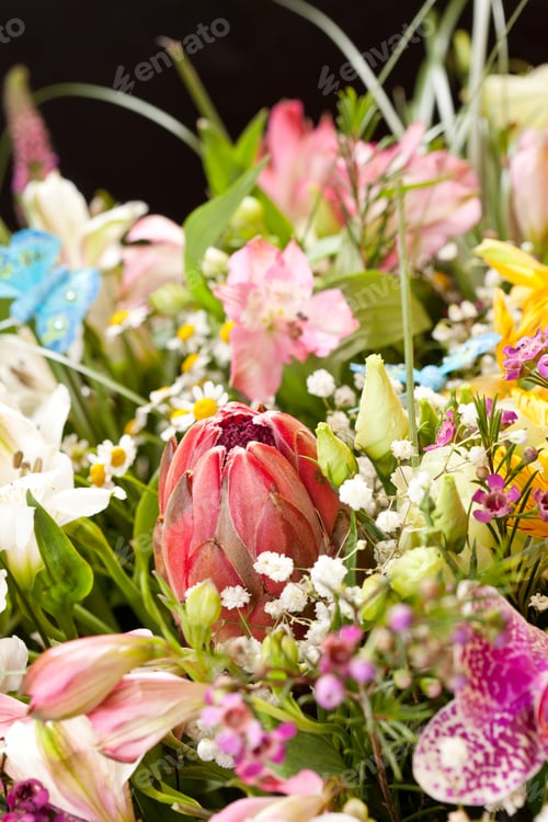 Preview: Bouquet Of Colorful Flowers
