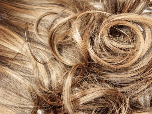 Preview: Curly Highlight Hair Texture Abstract Fashion Style Background