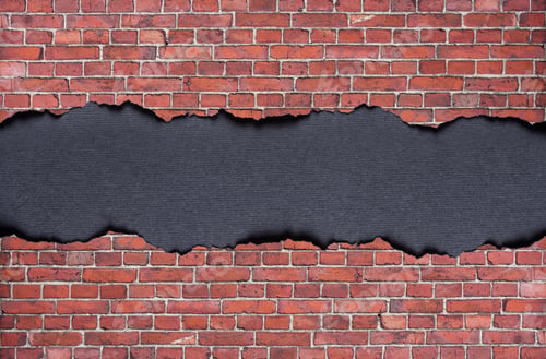 Preview: Old Brick Wall With Paper Frame
