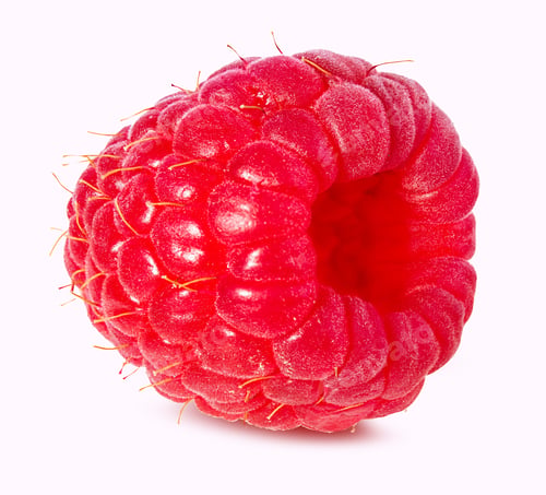 Preview: Raspberry Isolated On White Background