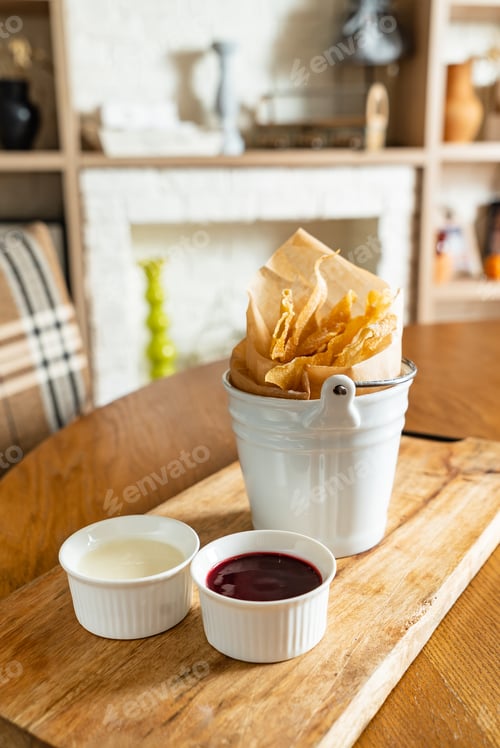 Preview: Baked Brushwood Dessert With Sauces