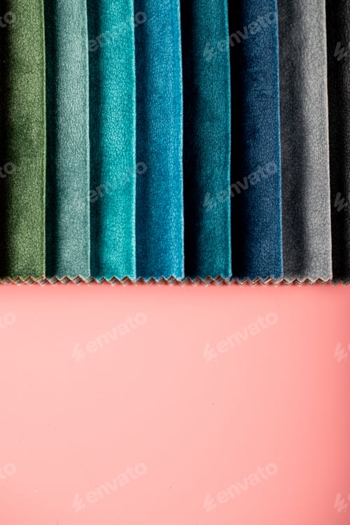 Preview: Deep Blue Color Tailoring Leather Tissues In Catalog