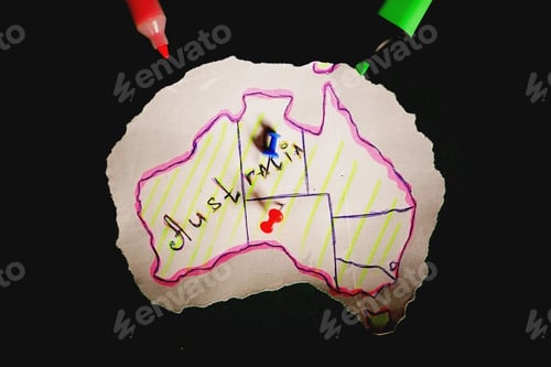 Preview: Australia Outline Map