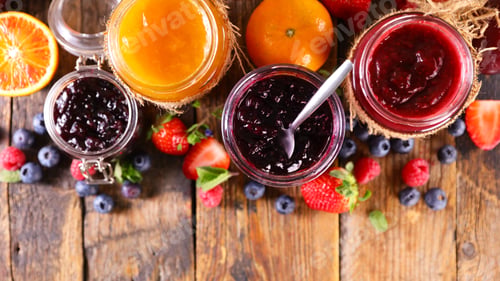 Preview: Assorted Fruit Jam- Top View