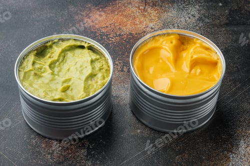 Preview: Canned Cheese And Guacamole Sauce In Can
