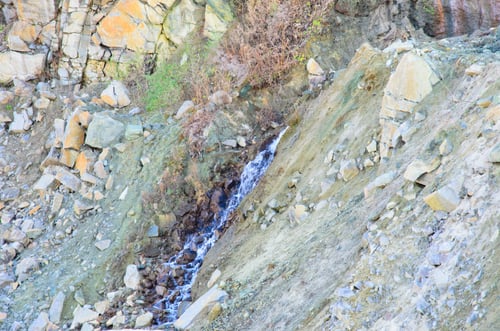 Preview: View On A Waterfall In A Granite Quarry