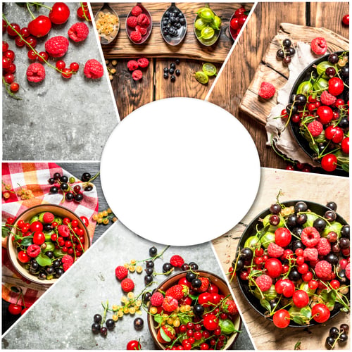 Preview: Food Collage Of Berry .