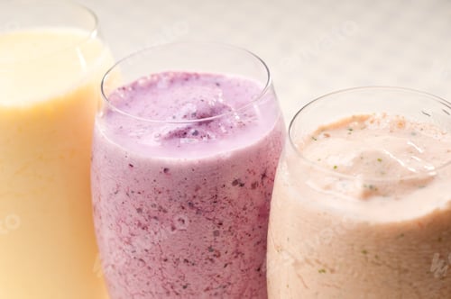 Preview: Selection Of Fresh Fruits Colorful Long Drink Cocktails