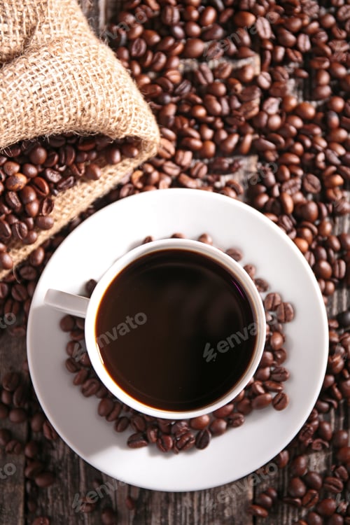 Preview: Coffee Cup And Coffee Bean