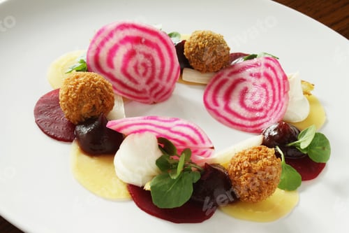 Preview: Plated Healthy Beetroot Appetizer