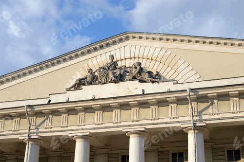 Preview: Old Stock Exchange Building On Vasilevsky Island In St. Petersburg, Russia.