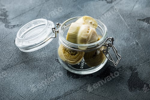 Preview: Artichoke Hearts Set, On Grey Background