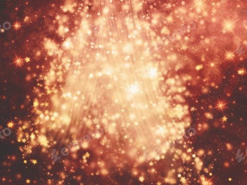 Preview: Abstract Background Christmas Lights Garland
