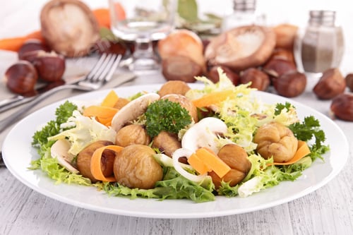 Preview: Salad With Mushroom And Chestnut