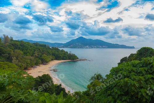 Preview: Laem Sing Beach Seen From The Viewpoint, Phuket Thailand