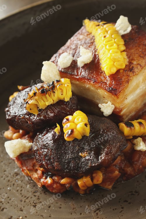 Preview: Barbecue Pork With Beans Plated Meal