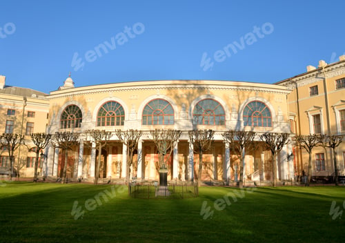 Preview: Palace In Pavlovsk At Sunny Spring Evening, Near St.Petersburg, Russia.