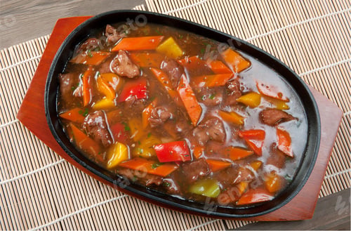Preview: Chinese Cuisine .Stewed Mutton With Vegetable