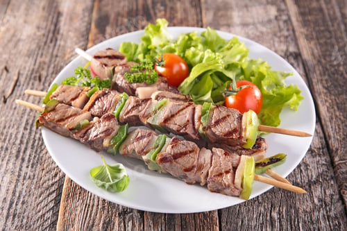Preview: Grilled Meat And Salad