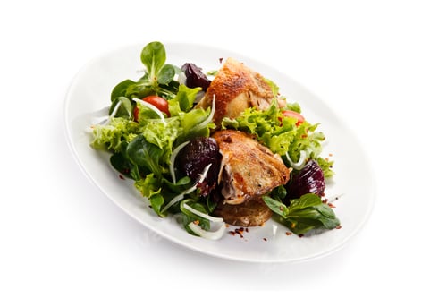 Preview: Roast Chicken Meat With Vegetable Salad