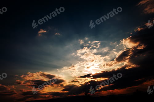 Preview: Sky Background On Sunrise
