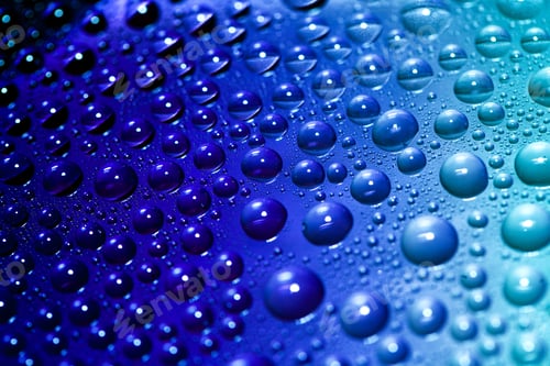 Preview: Water Drops On Abstract Background