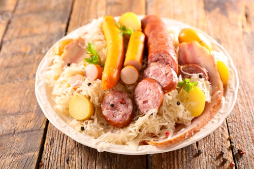 Preview: Sauerkraut- Cabbage With Potato And Sausage