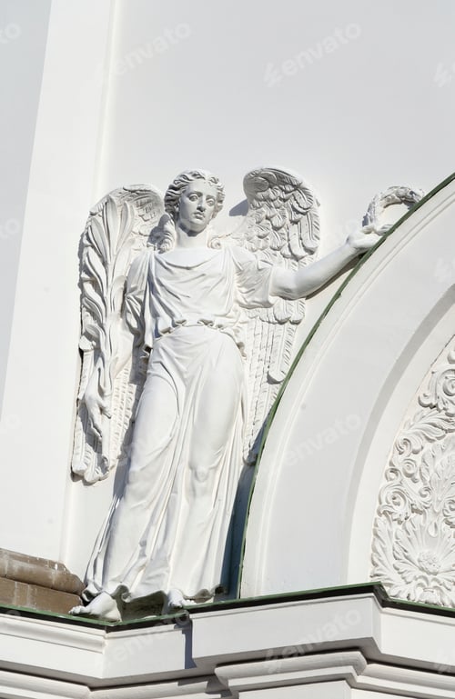 Preview: Fragment Of Cathedral St. Catherine In Tsarskoye Selo At Sunny Day, Suburb Of St.Petersburg, Russia.