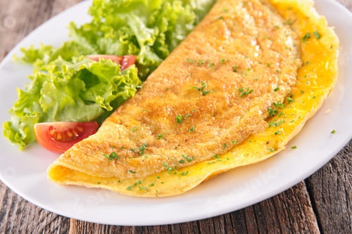 Preview: Omelet And Salad